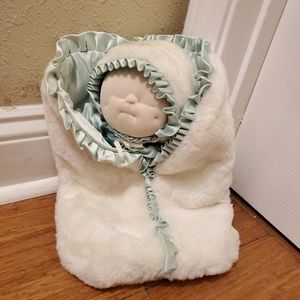 Vintage Soft Sculpture Cloth Puppet Baby Doll